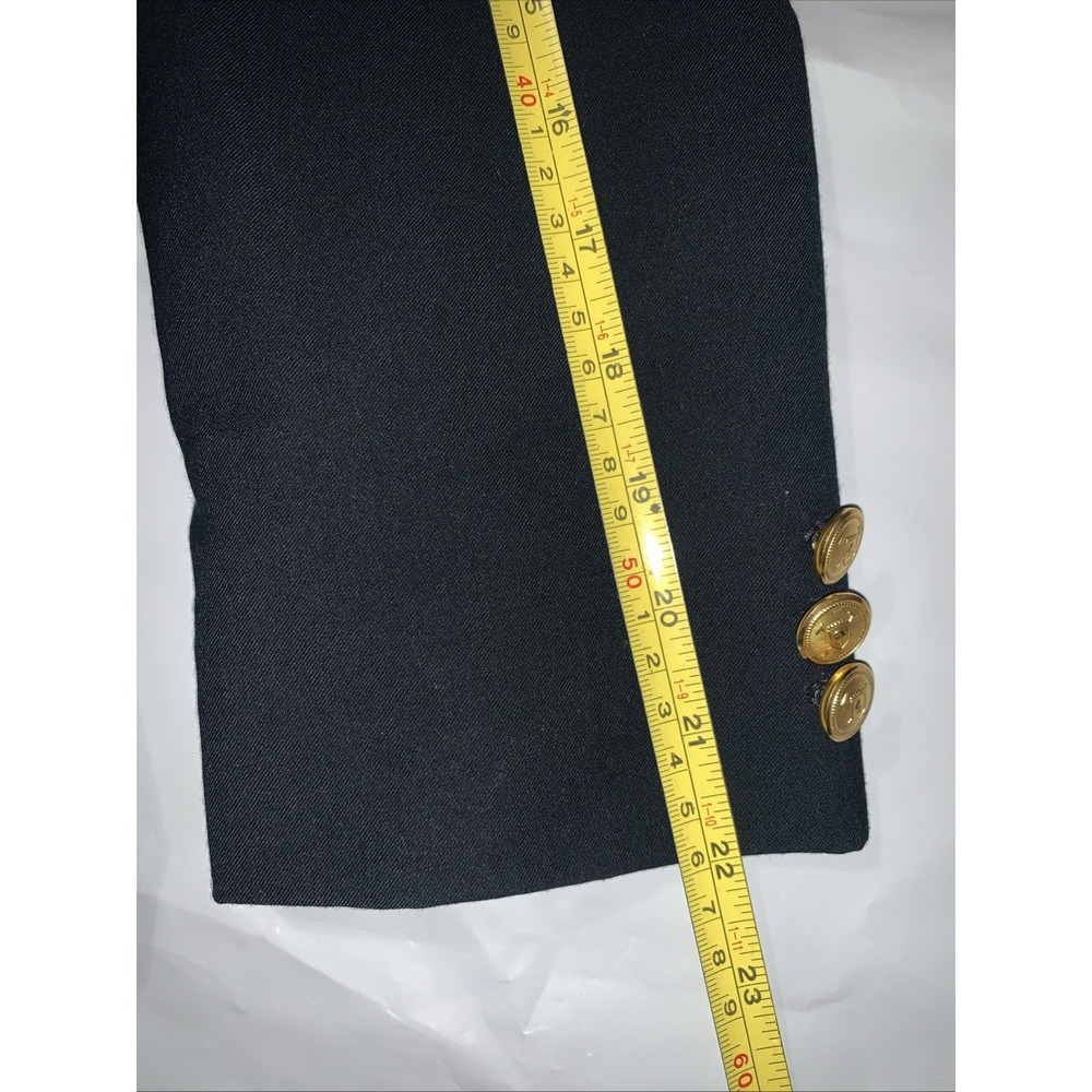 Lauren Ralph Lauren Navy Blue Blazer Jacket Coat‎ Boys Size 14R Gold Buttons - Picture 10 of 11